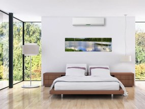 Obraz - Malownicza wioska (170x50 cm)