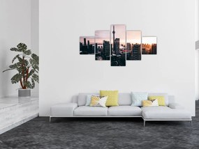 Obraz - Widok na centrum miasta (125x70 cm)
