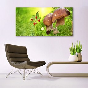 Obraz na płótnie Dary Lasu: Grzyby i Poziomki