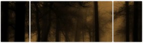 Obraz - Ciemny las (170x50 cm)