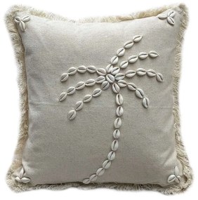 Bawełniana poszewka na poduszkę 43x43 cm Seashells – Mioli Decor