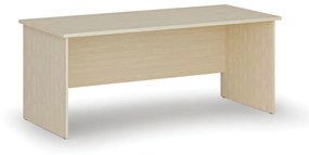 Biurko proste PRIMO WOOD, 1800 x 800 mm, brzoza