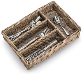 Wiklinowy organizer na sztućce, 35 x 25 x 7 cm