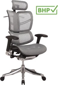 Fotel ergonomiczny z siatki ErgoFly Fly, zgodny z normą BHP