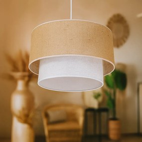 Lampa wisząca naturalna boho BUENO 1xE27