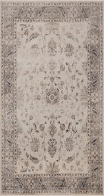 Dywan vintage INKA Arabeska z Efektem Postarzenia Beżowy 80 cm x 150 cm