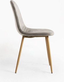 Zestaw 4 Krzese Teok Aksamitne