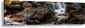 Obraz skalistego strumienia (170x50 cm)