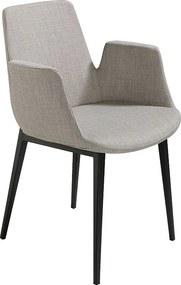 Szare krzesło z tkaniny 4002 ANGEL CERDA