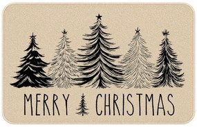 Świąteczna wycieraczka BLACK FOREST 60x90 cm, beżowa