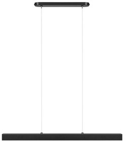 Czarna lampa wisząca LED 76cm z metalu W76LED-4K-SCHWARZ wymienny LED