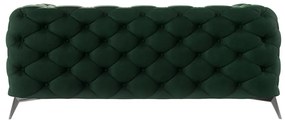 Ciemnozielona aksamitna sofa 185 cm Chelsea – Ropez