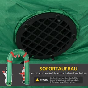 HOMCOM Świąteczna dekoracja łuku z oświetleniem LED | Aosom PL