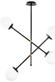 Czarna lampa wisząca Opviq lights Best