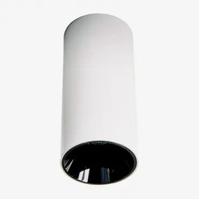 Aplikacja Sufitowa Led Powierzchniowa, Okrągła Ø7,2 Cm, Aluminiowa Luisiana Biały - Czarny & Biała Ciepła 2700 K & 11 W & 38º - Sklum