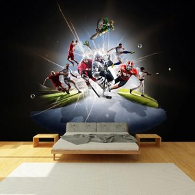 Fototapeta - Sportowcy (196x136 cm)
