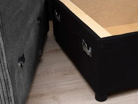 Narożnik w kształcie U SMART COSARO 295x140 cm, ciemnoszary