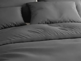 PrzytulneMieszkanie.pl PrzytulneMieszkanie.pl Bawełniana pościel LUX ciemnoszara z hotelową kieszenią Rozmiar pościeli: 70 x 90 cm | 140 x 200 cm