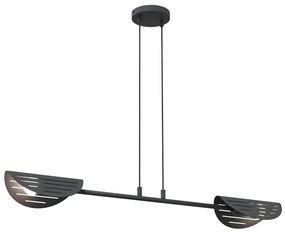 Czarna nowoczesna metalowa lampa wisząca - D167 Granada 28X