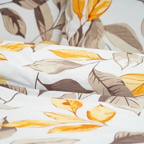 4Home Pościel bawełniana Autumn Leaves, 140 x 200 cm, 70 x 90 cm