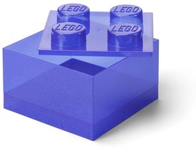 Fioletowy plastikowy pojemnik dziecięcy 25x25x18 cm – LEGO®