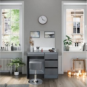 Stół toaletowy szary 90x40x75 sherry