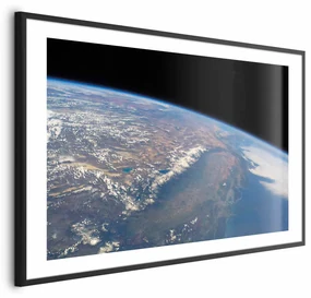 Plakat Potęga ziemi 60x40 cm z ramą czarną z marginesem ARTGEIST B