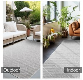 Szary dywan odpowiedni na zewnątrz 80x150 cm Zagora – Ayyildiz Carpets