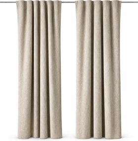 Mięsista zasłona z weluru w kolorze taupe Werona