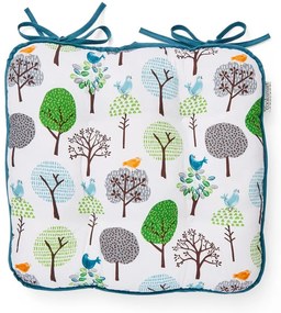 Poduszka na krzesło 34x36 cm Forest Birds – Cooksmart ®