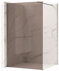 Kabina prysznicowa Walk-In Rea Flexi Brown / Tytan 100