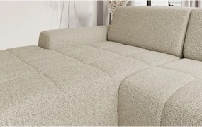 Narożnik SAVIO Lewostronny z Elektryczną Regulacją wolnostojący tkanina KANSAS 06 Ciemny Beż WERSAL