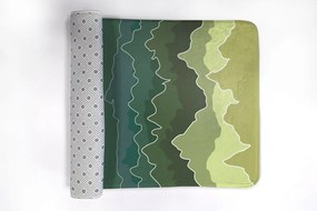 Dywanik antypoślizgowy do łazienki Dywanik antypoślizgowy do łazienki Góry Abstrakcja