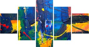 Obraz - Abstrakcja (125x70 cm)