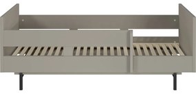 Szare łóżko dziecięce ze stelażem 70x140 cm Tomino – Germania