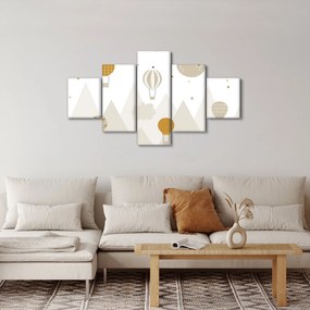 Obraz - Latające balony (125x70 cm)