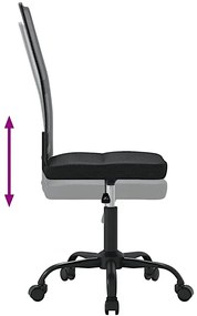 Czarne regulowane krzesło biurowe - Ciemnoszare 4X