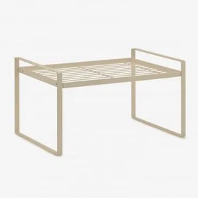 Półka Organizacyjna Z Żelaza Izarne 35 Cm & Kremowa Tapioca - Sklum