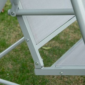 Outsunny huśtawka 3-osobowa z dachem 170 cm x 110 cm x 153 cm