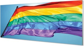 Panel szklany do Kuchni Barwna Flaga