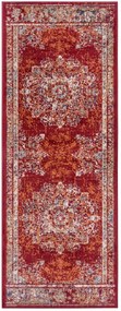 Dywan klasyczny Luxor Rozeta czerwony 80 cm x 240 cm