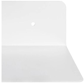 Biała metalowa półka ścienna Actona Joliet, szer. 50 cm