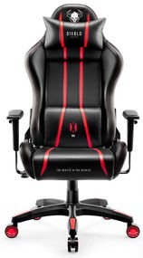 Fotel Gamingowy Diablo X-One 2.0 Small: Czarno-czerwony