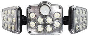 Naświetlacz Solarny Flexi Potrójny, lampa solarna zewnętrzne, potrójna