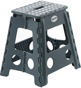 Szary mobilny taboret antypoślizgowy stopień F7-D24
