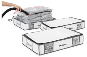 Tekstylne pojemniki do przechowywania ubrań zestaw 3 szt. próżniowe/usztywniane 45x65x15,5 cm Life – Compactor