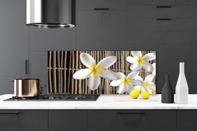 Szkło Ozdobne do Kuchni Barwny Ogród Na Płótnie