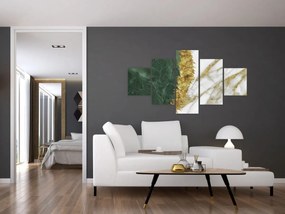 Obraz - Zielony marmur N⁰1 (125x70 cm)
