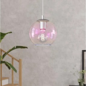 Eglo 901918 - Lampa wisząca na przewodzie ARISCANI 1xE27/60W/230V błyszczący chrom
