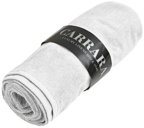 Zestaw ręczników CARRARA 1 szt. 60x100 cm i 1 szt. 40x55 cm 100% bawełna, biały